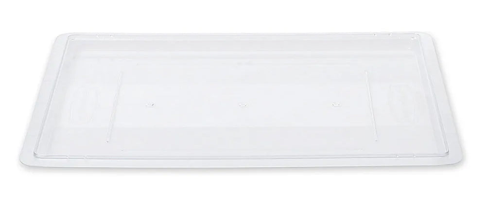 Rubbermaid FG330200CLR Polycarbonate Food / Tote Box Lid 26" x 18" - Clear