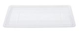 Rubbermaid FG330200CLR Polycarbonate Food / Tote Box Lid 26" x 18" - Clear