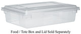 Rubbermaid FG330200CLR Polycarbonate Food / Tote Box Lid 26" x 18" - Clear