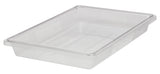 Rubbermaid FG330600CLR Polycarbonate Food / Tote Box 26" x 18" x 3-1/2"D - 5 Gal. - Clear