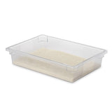 Rubbermaid FG330800CLR Polycarbonate Food / Tote Box 26" x 18" x 6"D - 8-1/2 Gal. - Clear