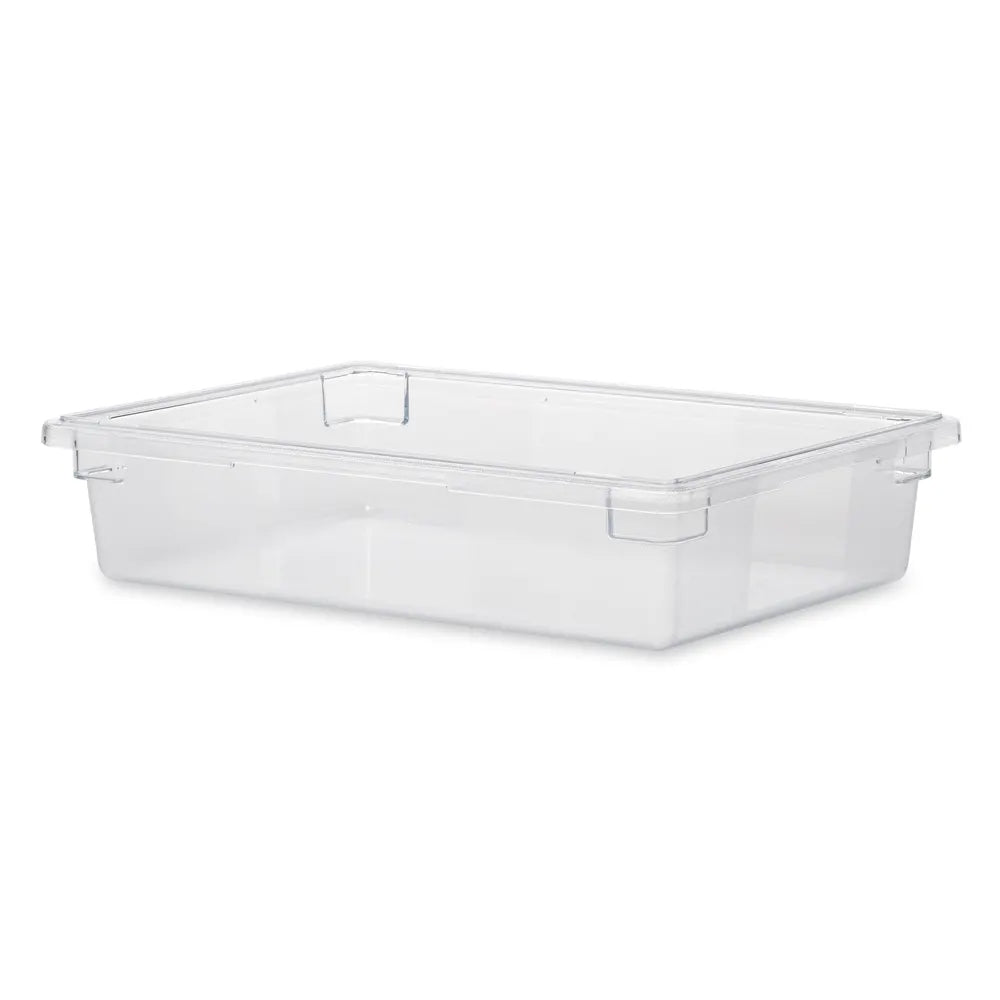 Rubbermaid FG330800CLR Polycarbonate Food / Tote Box 26" x 18" x 6"D - 8-1/2 Gal. - Clear