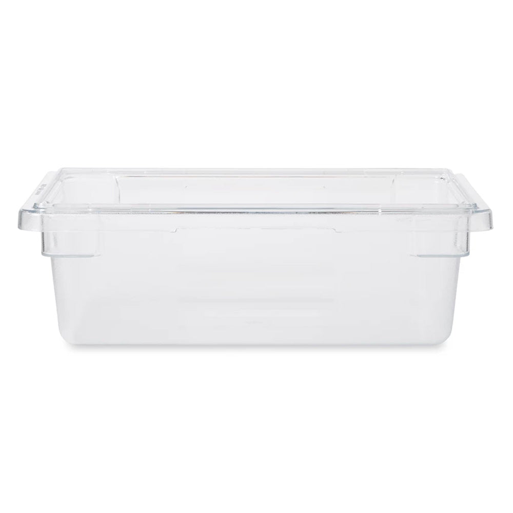 Rubbermaid FG330900CLR Polycarbonate Food / Tote Box 18" x 12" x 6"D - 3-1/2 Gal. - Clear