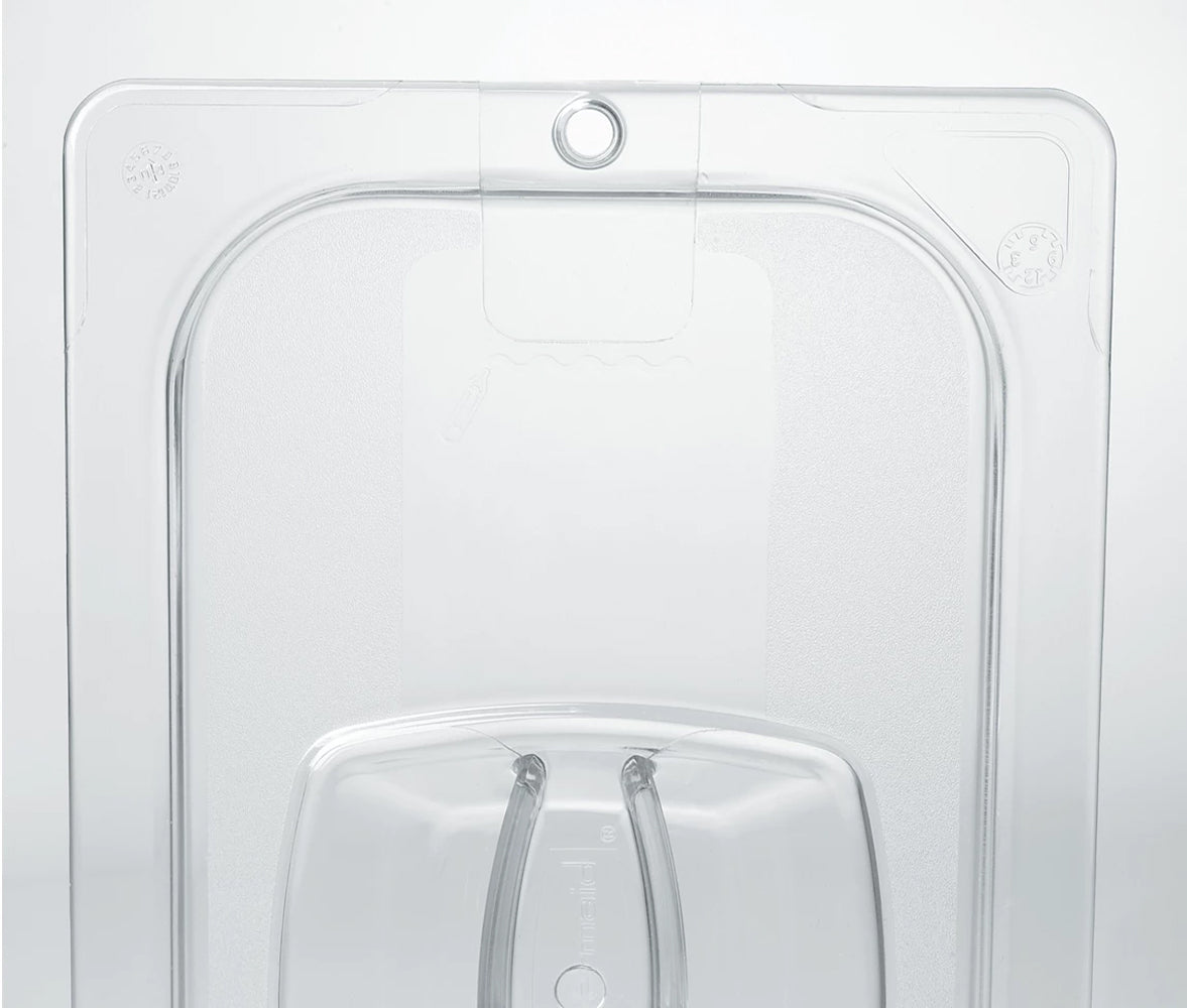 Rubbermaid FG331000CLR Polycarbonate Food / Tote Box Lid 18" x 12" - Clear