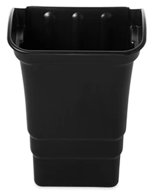 Rubbermaid FG335388BLA Utility / Service / Bus Cart Refuse Bin 8 gal. - Black