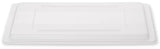 Rubbermaid FG350200WHT Polyethylene Food / Tote Box Lid 26" x 18" - White