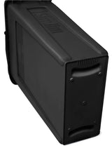 Rubbermaid FG354060BLA Vented Slim Jim Rectangular Waste Container / Trash Can 23 Gal. - Black