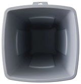 Rubbermaid FG356988GRAY Untouchable Square Container / Trash Can 23 Gal. - Gray