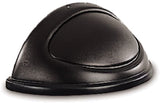 Rubbermaid FG362000BLA Untouchable Swing-Top Half-Round Lid for 21-Gallon Containers - Black - 4/Case
