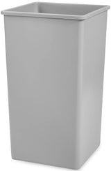 Rubbermaid FG395900GRAY Untouchable Rigid Plastic Square Liner - Gray - for FG917500 and FG917600 50 Gallon Containers