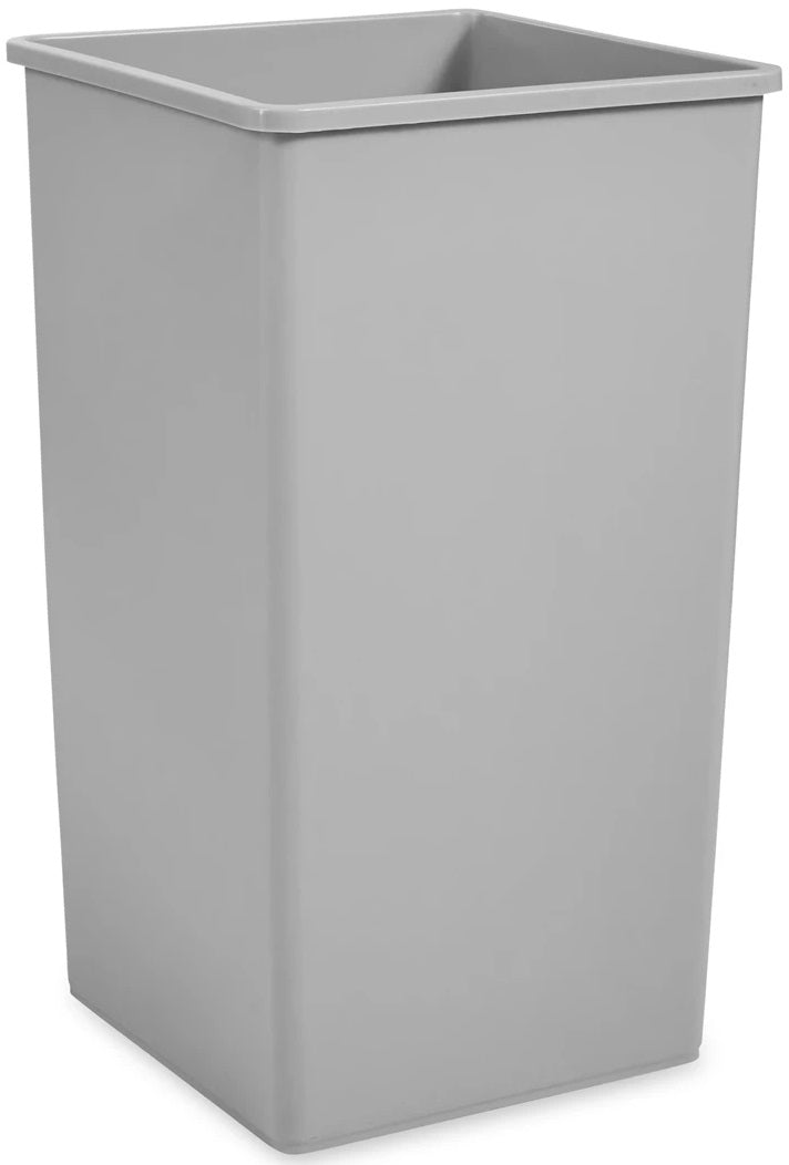 Rubbermaid FG395900GRAY Untouchable Rigid Plastic Square Liner - Gray - for FG917500 and FG917600 50 Gallon Containers