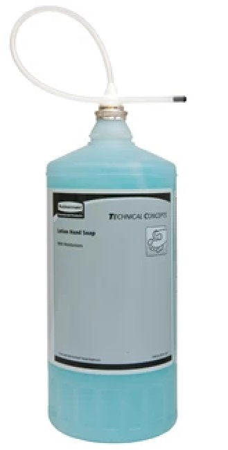 Rubbermaid FG4015411 TC OneShot Pure & Natural Lotion Hand Soap Refill 1,600 ml - Passionflower - for OneShot Dispensers - 4/Case