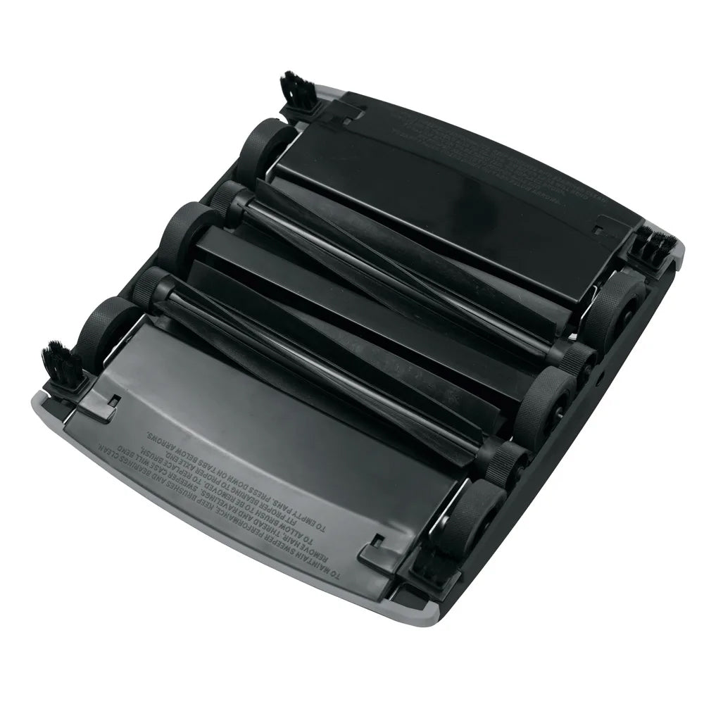 Rubbermaid FG421588BLA Executive Dual-Action Brushless Mechanical Floor Sweeper 7-1/2" - Black
