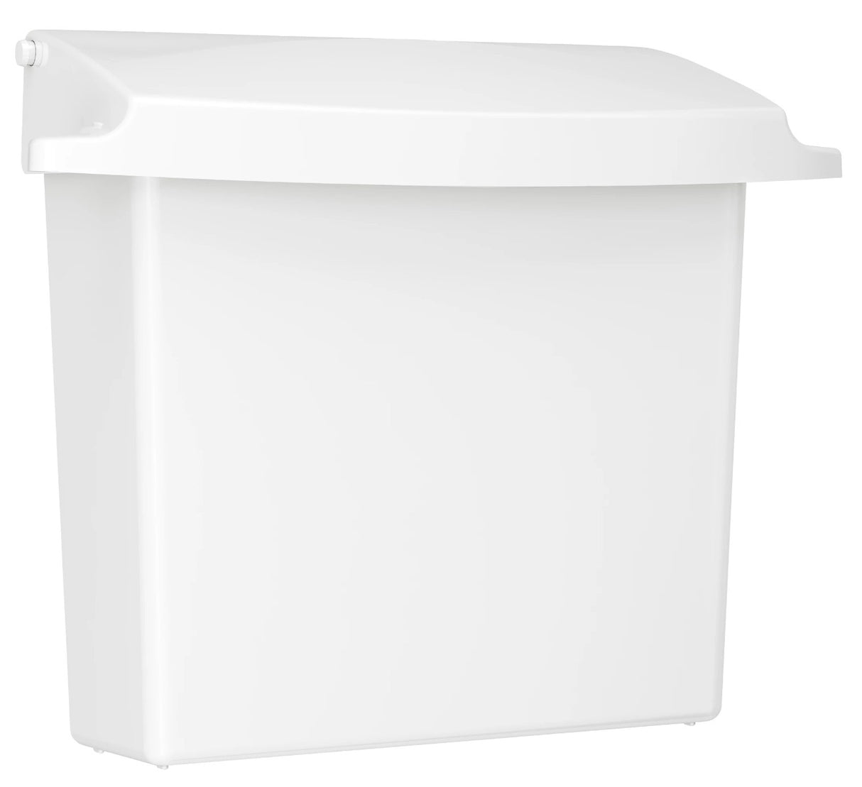 Rubbermaid FG614000WHT Sanitary Napkin Receptacle 12-1/2"L x 5-1/4"W x 10-3/4"H - White