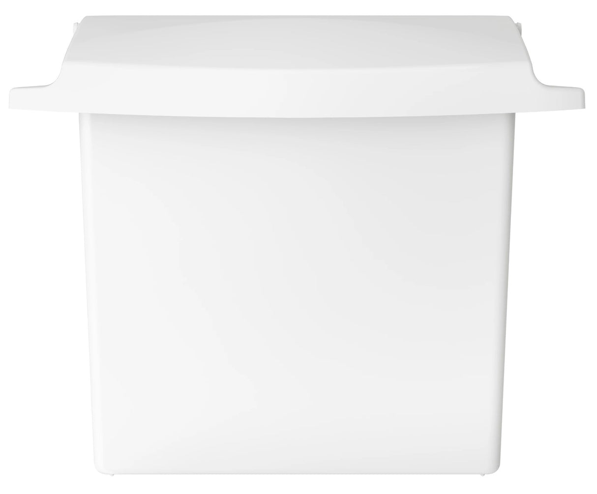Rubbermaid FG614000WHT Sanitary Napkin Receptacle 12-1/2"L x 5-1/4"W x 10-3/4"H - White