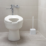 Rubbermaid FG631000WHT Toilet Bowl Brush with Plastic Handle 14-1/2" - White