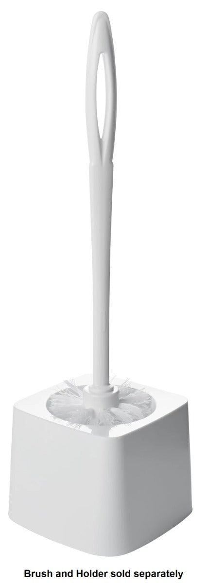 Rubbermaid FG631000WHT Toilet Bowl Brush with Plastic Handle 14-1/2" - White