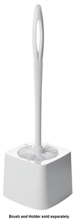 Rubbermaid FG631000WHT Toilet Bowl Brush with Plastic Handle 14-1/2" - White