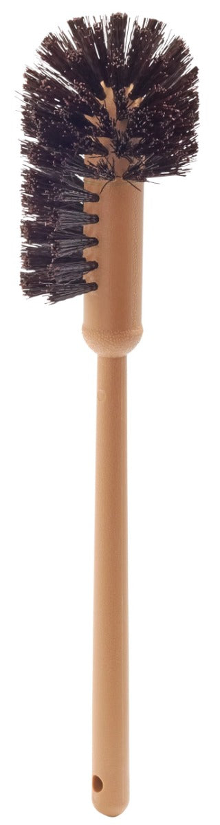 Rubbermaid FG632000BRN Toilet Bowl Brush with Plastic Handle 17" - Brown