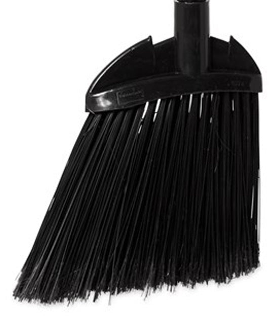 Rubbermaid FG637400BLA Executive Series Lobby Broom with Flagged Bristles and Vinyl Handle 7-1/2" L x 2" W x 35" - Black