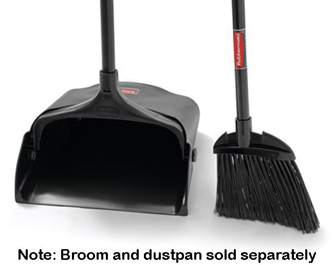 Rubbermaid FG637400BLA Executive Series Lobby Broom with Flagged Bristles and Vinyl Handle 7-1/2" L x 2" W x 35" - Black