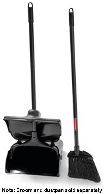 Rubbermaid FG637400BLA Executive Series Lobby Broom with Flagged Bristles and Vinyl Handle 7-1/2" L x 2" W x 35" - Black