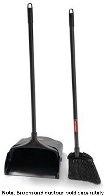 Rubbermaid FG637400BLA Executive Series Lobby Broom with Flagged Bristles and Vinyl Handle 7-1/2" L x 2" W x 35" - Black