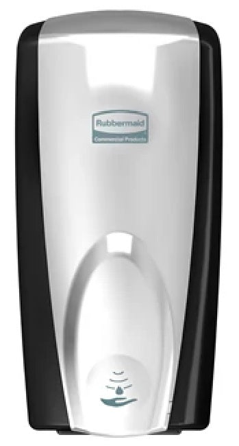 Rubbermaid FG750411 TC AutoFoam Wall Mount Touch-Free Soap Dispenser 1100 ml - Black/Chrome