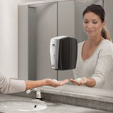Rubbermaid FG750411 TC AutoFoam Wall Mount Touch-Free Soap Dispenser 1100 ml - Black/Chrome