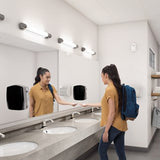 Rubbermaid FG750411 TC AutoFoam Wall Mount Touch-Free Soap Dispenser 1100 ml - Black/Chrome