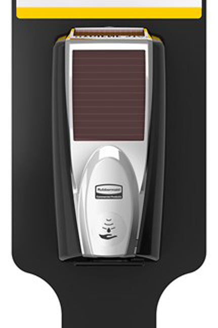 Rubbermaid FG750824 Autofoam Hand Sanitizer Station Metal Premium Floor Stand 59-1/4"H - Black