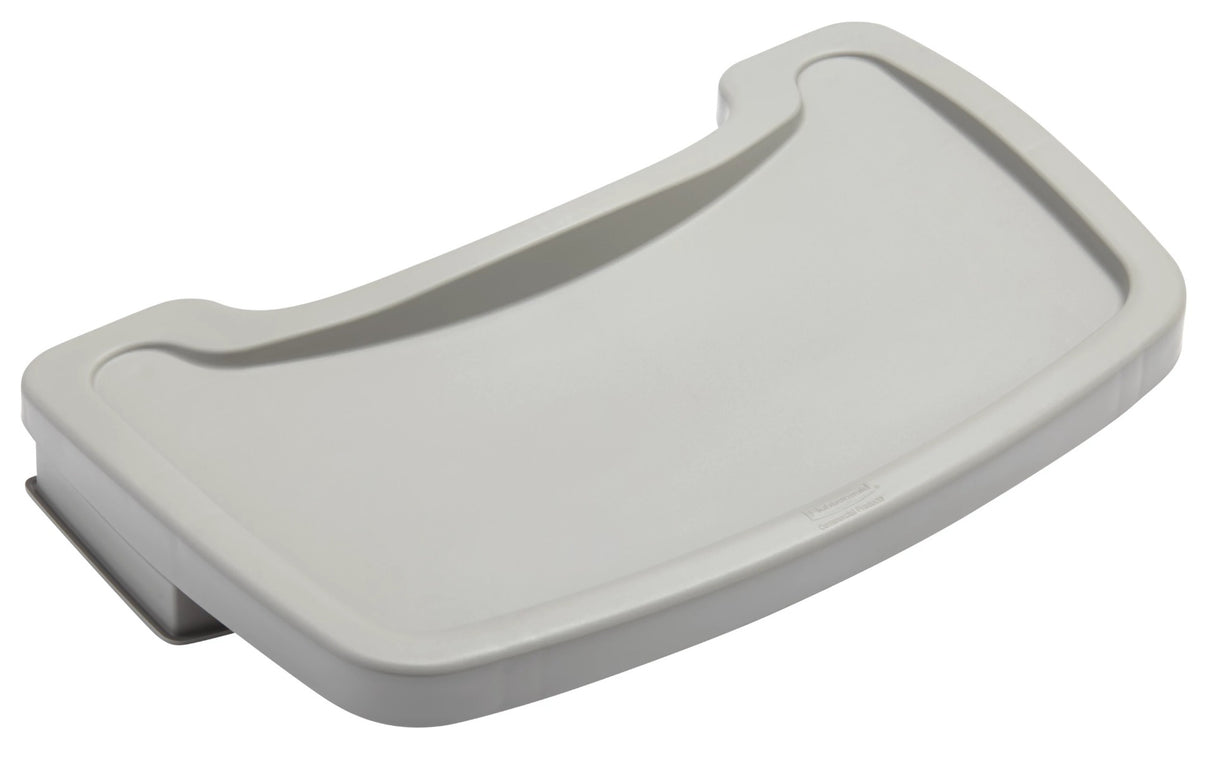Rubbermaid FG781588PLAT Sturdy Chair Plastic High Chair / Youth Seat Tray - Platinum