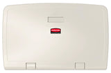 Rubbermaid FG781888LPLAT Wall-Mounted Horizontal Baby Changing Station - Platinum