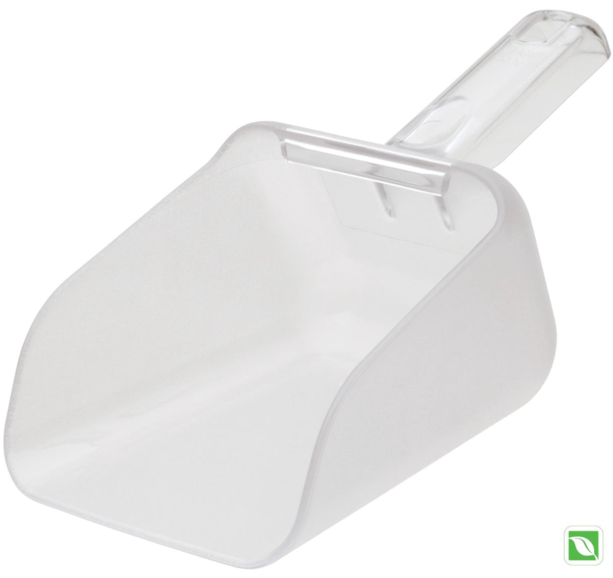 Rubbermaid FG9F7500CLR Bouncer Plastic Contour Scoop 32 oz. - Clear