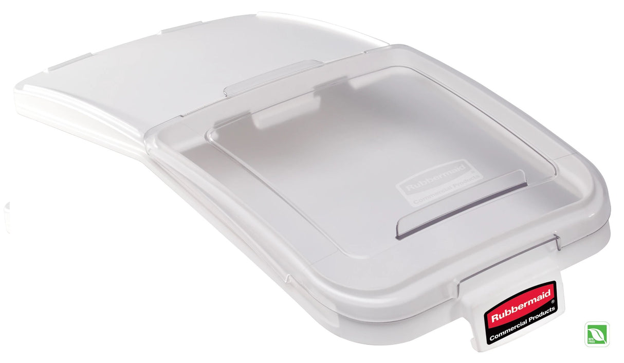Rubbermaid FG9F7800CLR ProSave Ingredient Bin Lid with 32 oz. Scoop 29" x 14-1/2" - Clear - fits FG360288WHT