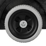 Rubbermaid FG9T1300BLA Structural Foam Open Top Utility Duty Tilt Truck / Trash Cart - Black - 1/2 cu. yd. (450 lb. Capacity)