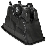 Rubbermaid FG9T1400BLA Structural Foam Open Top Standard Duty Tilt Truck / Trash Cart - Black - 1/2 cu. yd. (850 lb. Capacity)
