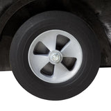 Rubbermaid FG9T1400BLA Structural Foam Open Top Standard Duty Tilt Truck / Trash Cart - Black - 1/2 cu. yd. (850 lb. Capacity)