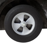 Rubbermaid FG9T1500BLA Structural Foam Open Top Standard Duty Tilt Truck / Trash Cart - Black - 1 cu. yd. (1250 lb. Capacity)