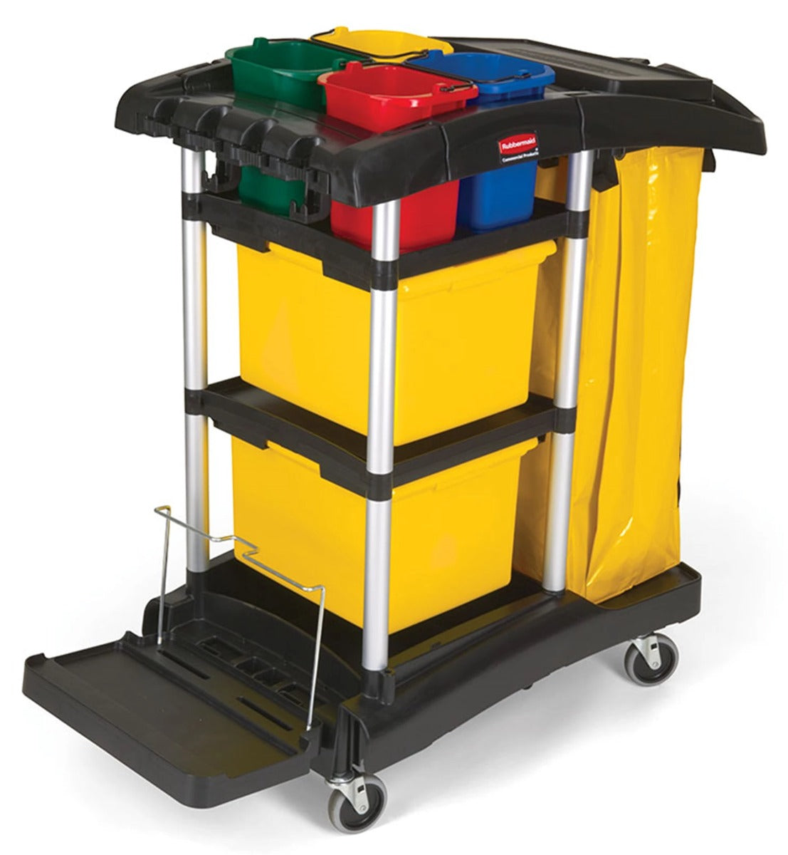 Rubbermaid FG9T83010000 Disinfecting Pails 5 Qt. - Asstd Colors: Yellow, Green, Red & Blue - 4/Set