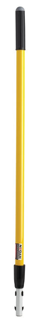 Rubbermaid FGQ75500YL00 Hygen Quick-Connect Aluminum Adjustable Handle - from 48" to 72" Long - Yellow