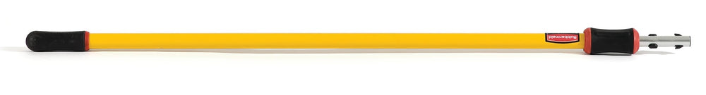 Rubbermaid FGQ76500YL00 HYGEN Quick-Connect Aluminum Telescoping Extension Pole / Handle 4 FT to 8 FT - Yellow