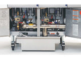 Pitco SSH55-4FD-SSTC Solstice 4 Bank Natural Gas Floor Fryer w/ Millivolt Controls 160-200 lbs./cap. - 110,000 BTU