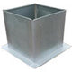 FLASH19  - Roof Curb Flashing 19.5" X 19.5" (For wall mount or roof mount)  20 Gauge Galvanized Steel