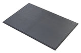 Winco FMG-23K Rubberized Gel Foam Anti-Slip Anti-Fatigue Floor Mat with Beveled Edges 2' x 3' - Black