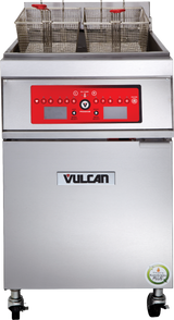 Vulcan 1ER85C Electric Floor Fryer with Computer Controls - Holds 85 lbs. - 208v/3-ph, 24kW