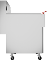 Vulcan 1GR85M-NG Natural Gas Floor Fryer with Millivolt Controls - Holds 35 to 40 lbs. - 90,000 BTU
