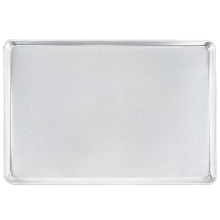 Vollrath 5315 Wear-Ever Full Size NSF 12 Gauge 18" x 26" Sanitary Open Bead Rim Aluminum Bun / Sheet Pan