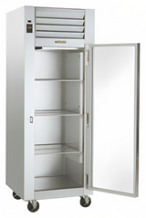 Traulsen G11011 1-Section Left Hinged 1 Glass Door Reach-In Refrigerator 30" - 24.2 Cu. Ft.