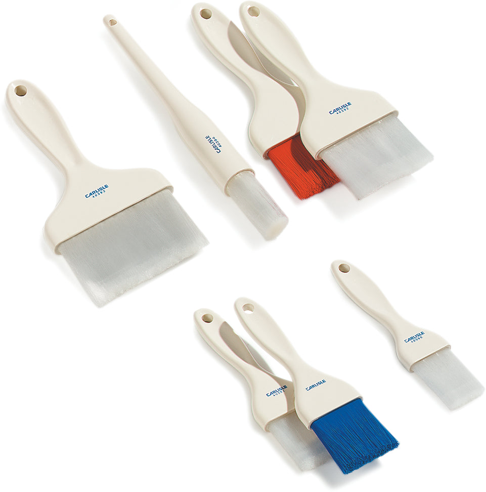 Carlisle 4039202 Sparta Galaxy Flat Pastry Brush with 3"W Nylon Bristles & Plastic Handle - White